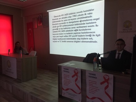 OKULUMUZDA BOZKIR TOPLUM SAĞLIĞI MERKEZİ HIV AİDS KONULU SEMİNER YAPTI
